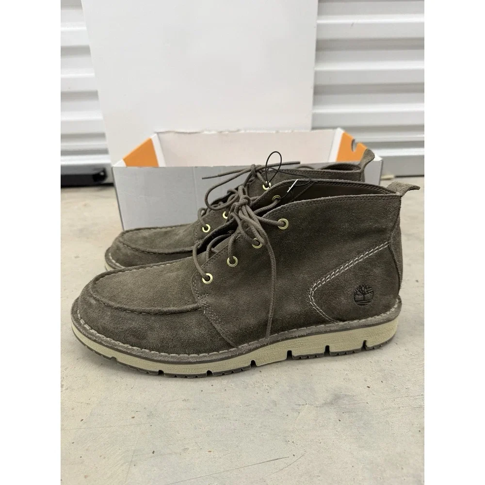 Timberland Chukka Boots Mens 13 Brown Suede Sensorflex Moc Toe TB0A5YGY901